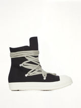 Denim Megalace Sneaks in Black