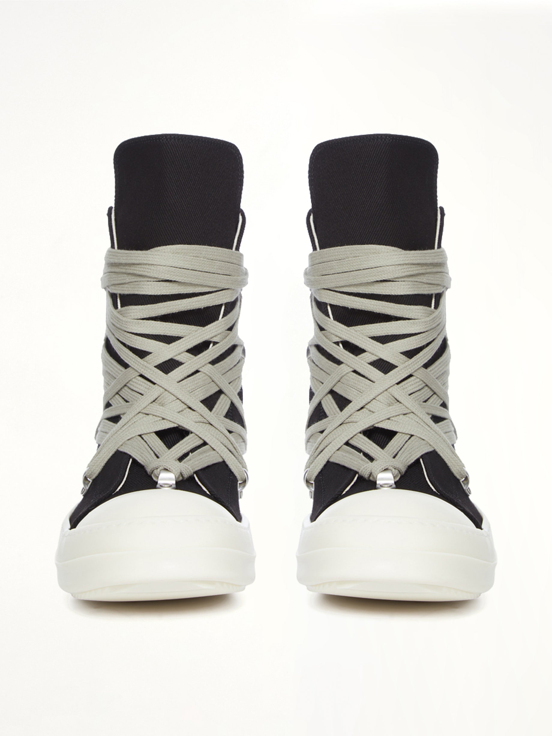 Denim Megalace Sneaks in Black
