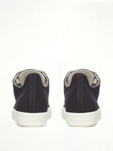 13oz Overdyed Denim Jumbolace Low Sneaks in Black