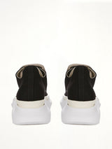 13oz Overdyed Denim Jumbolace Abstract Low Sneaks in Black