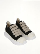 13oz Overdyed Denim Jumbolace Abstract Low Sneaks in Black