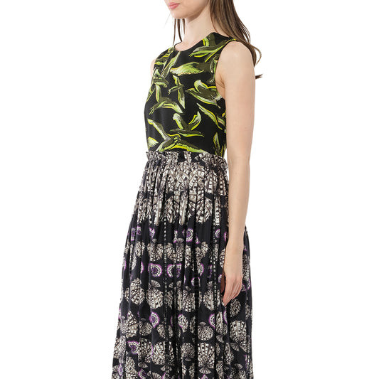 Dress in Double Print