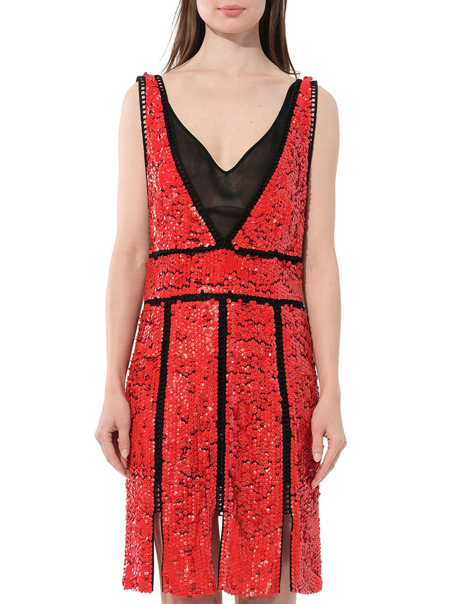 Dress in Red/Black