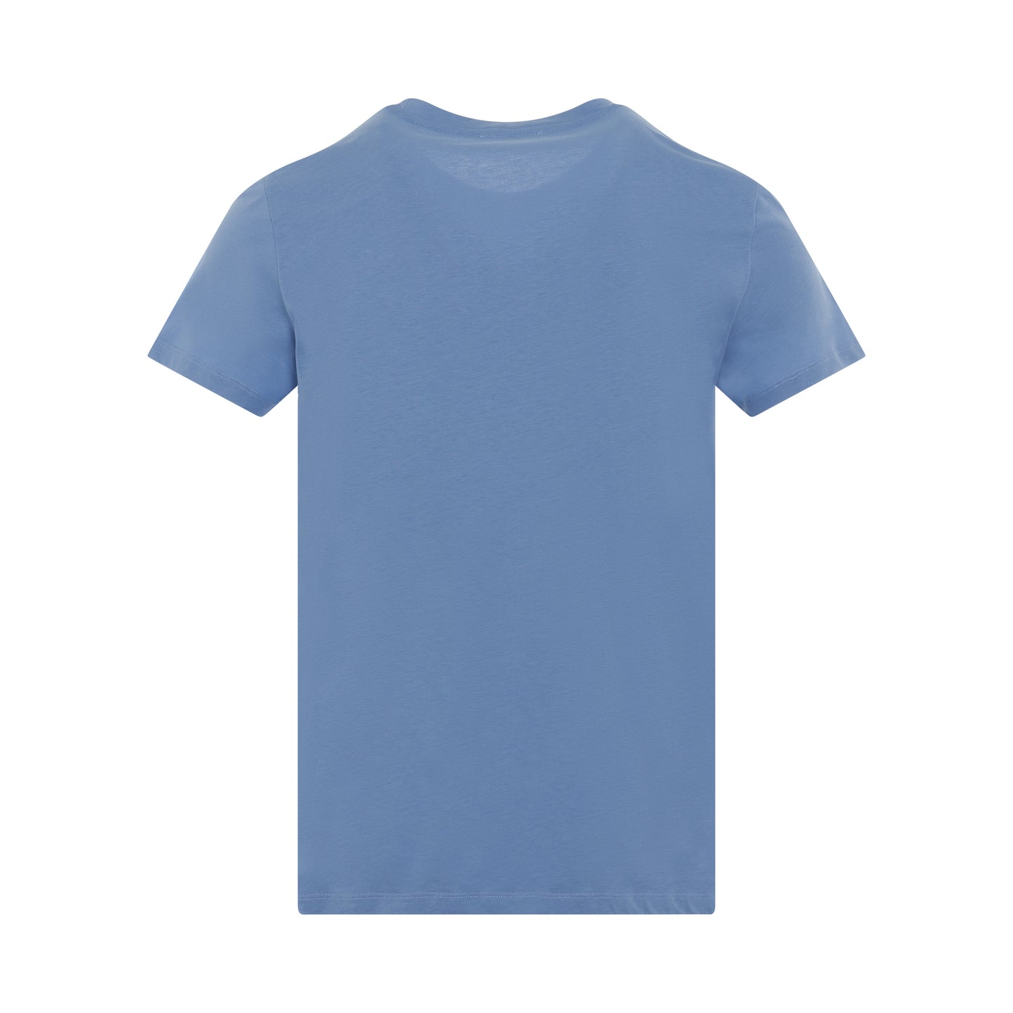 Flock Classic Fit T-Shirt in Light Blue/Natural