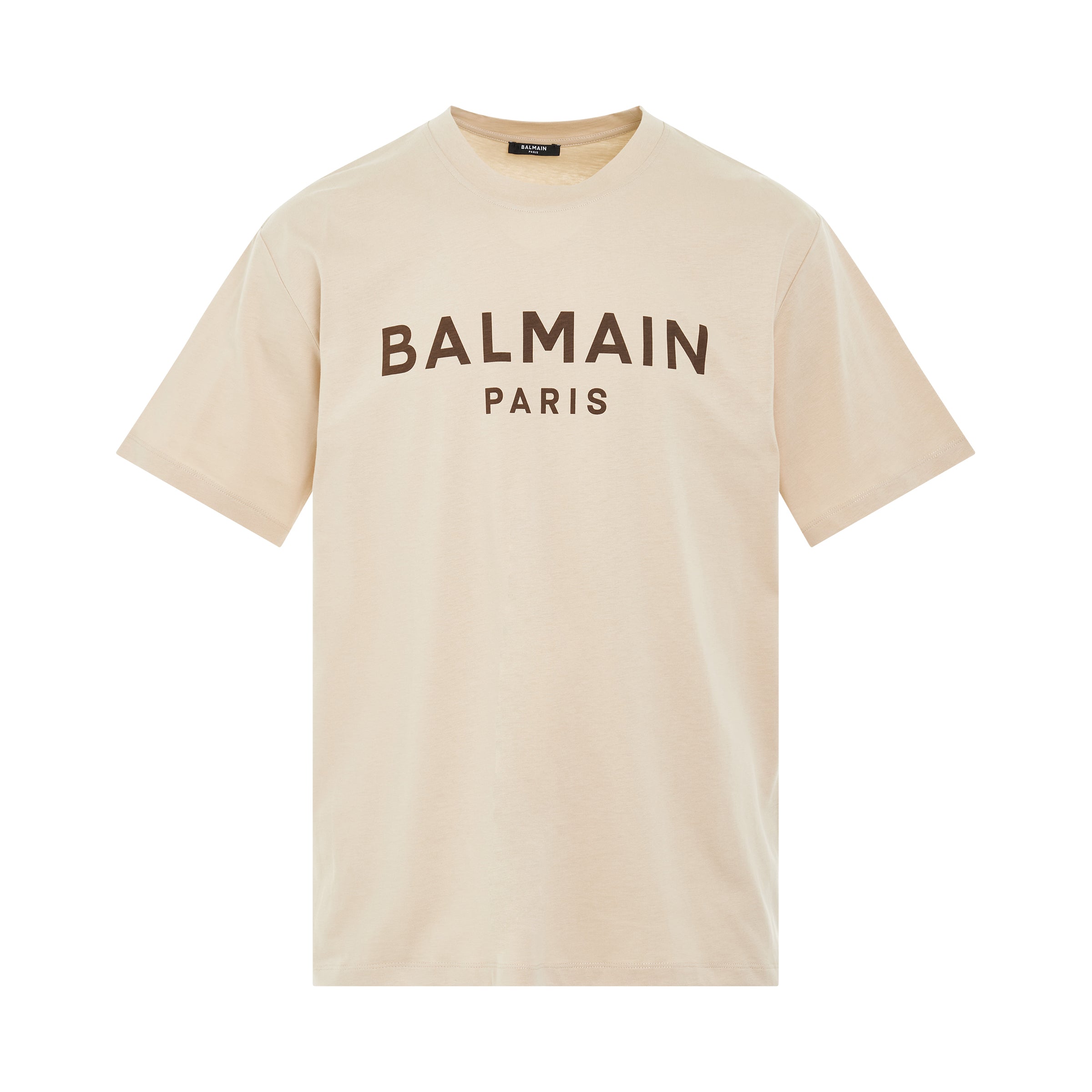 Classic Logo Print T-Shirt in Ivory