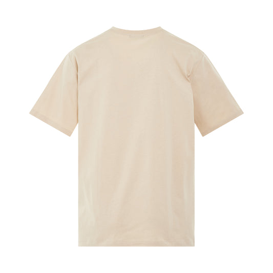 Classic Logo Print T-Shirt in Ivory