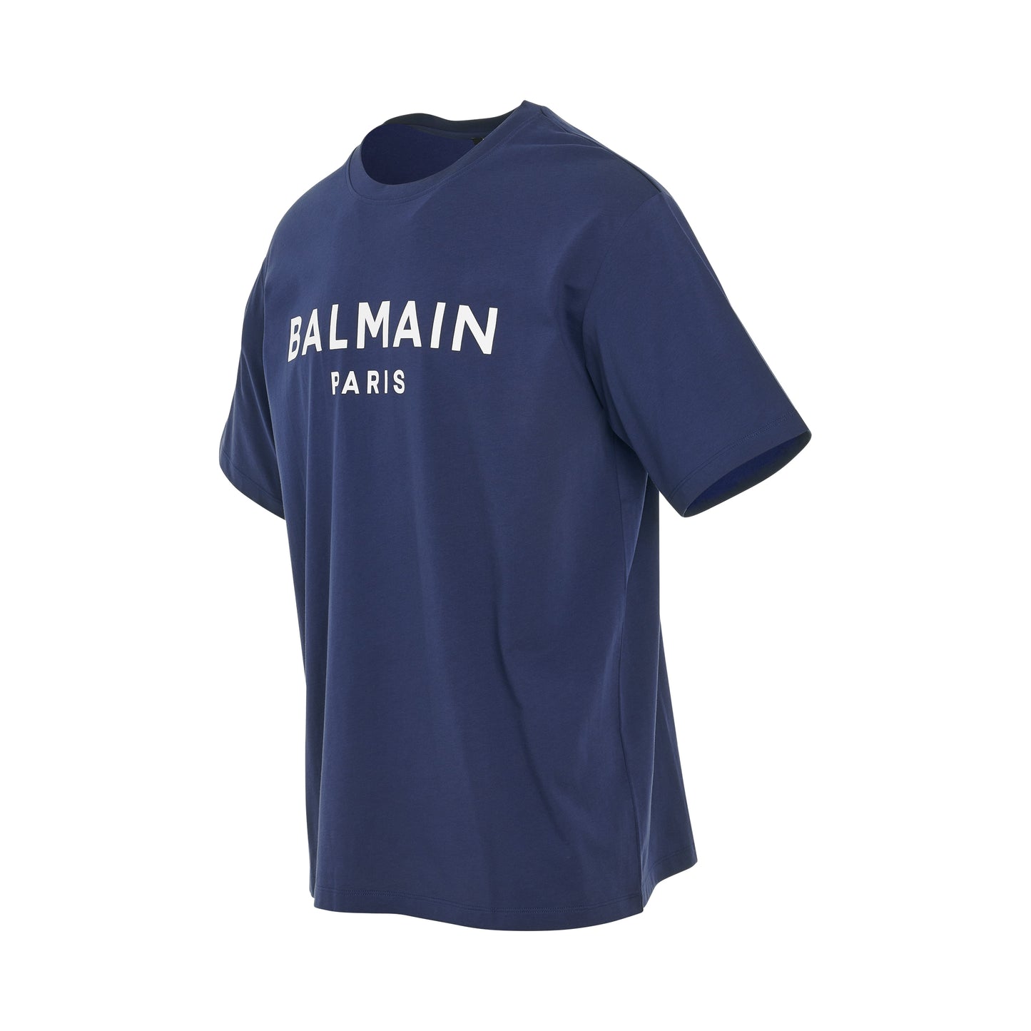 Classic Logo Print T-Shirt in Navy