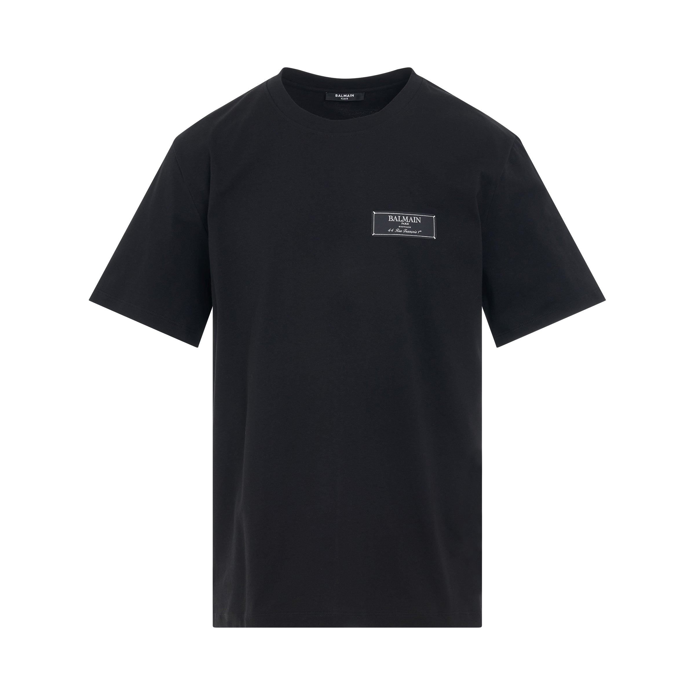 Pierre Balmain Label T-Shirt in Black