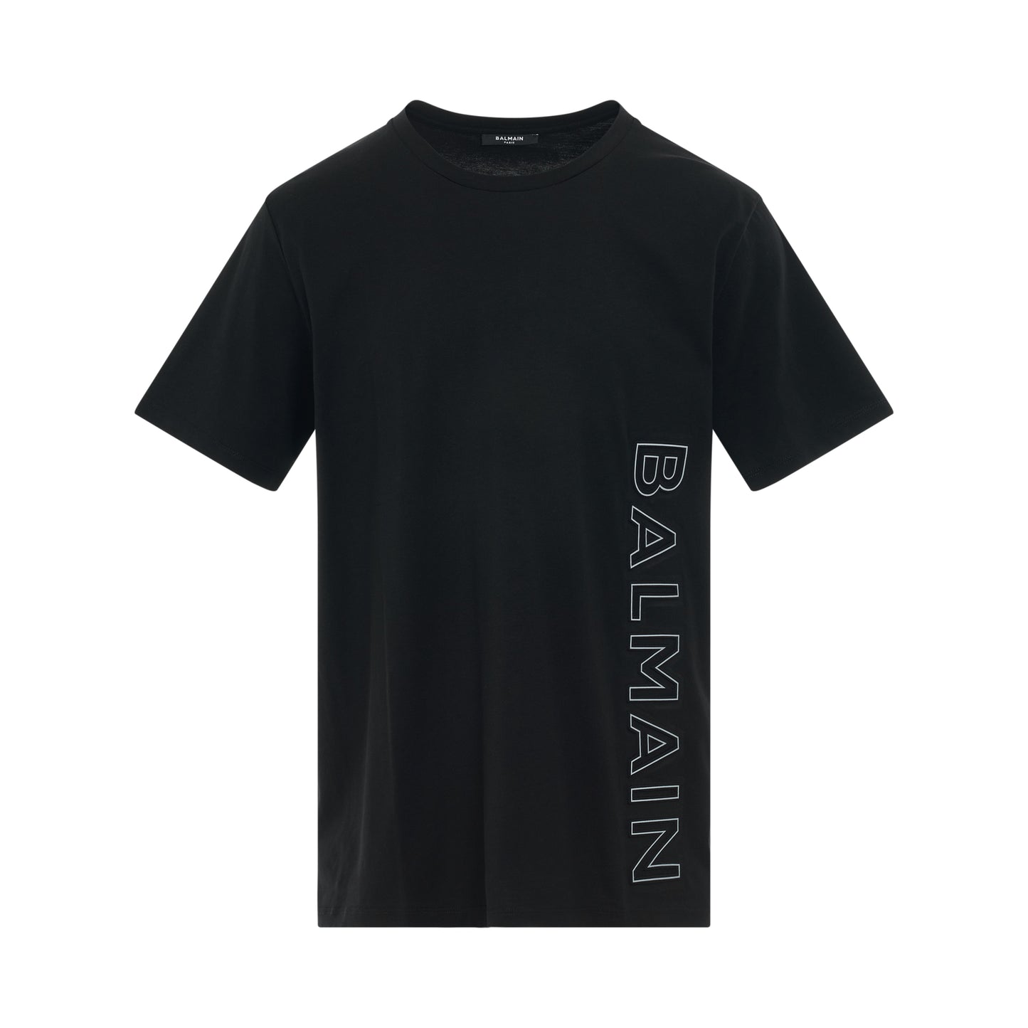 Logo Embossed Reflect T-Shirt in Black