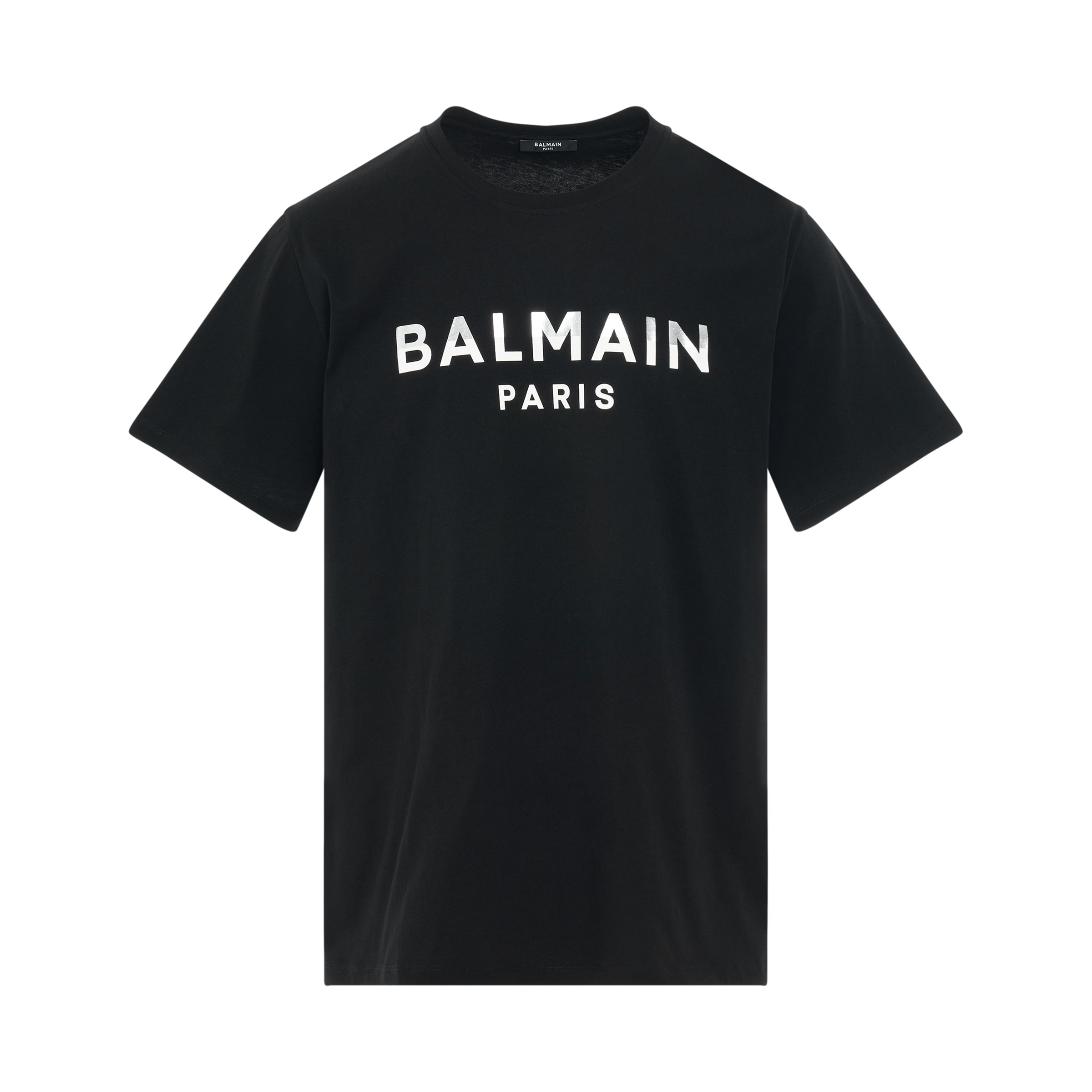 Classic Logo Foil T-Shirt in Black/Silver