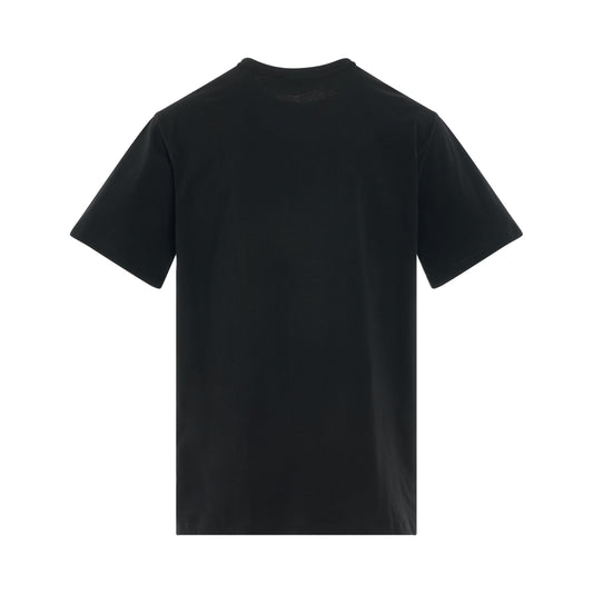 Classic Logo Foil T-Shirt in Black/Silver