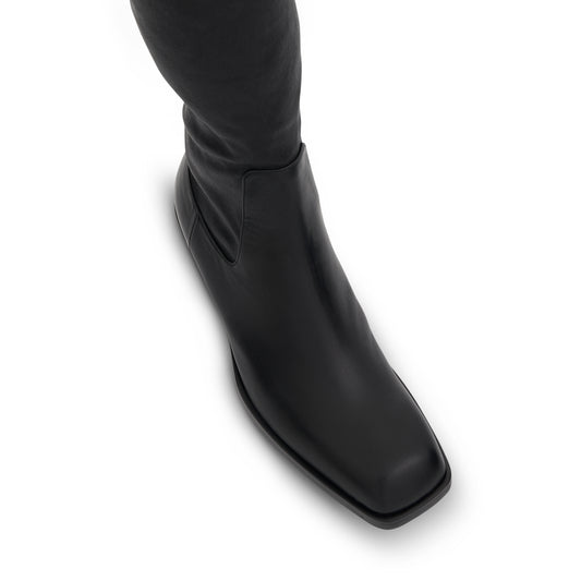 Hooper Over The Knee Boot in Black