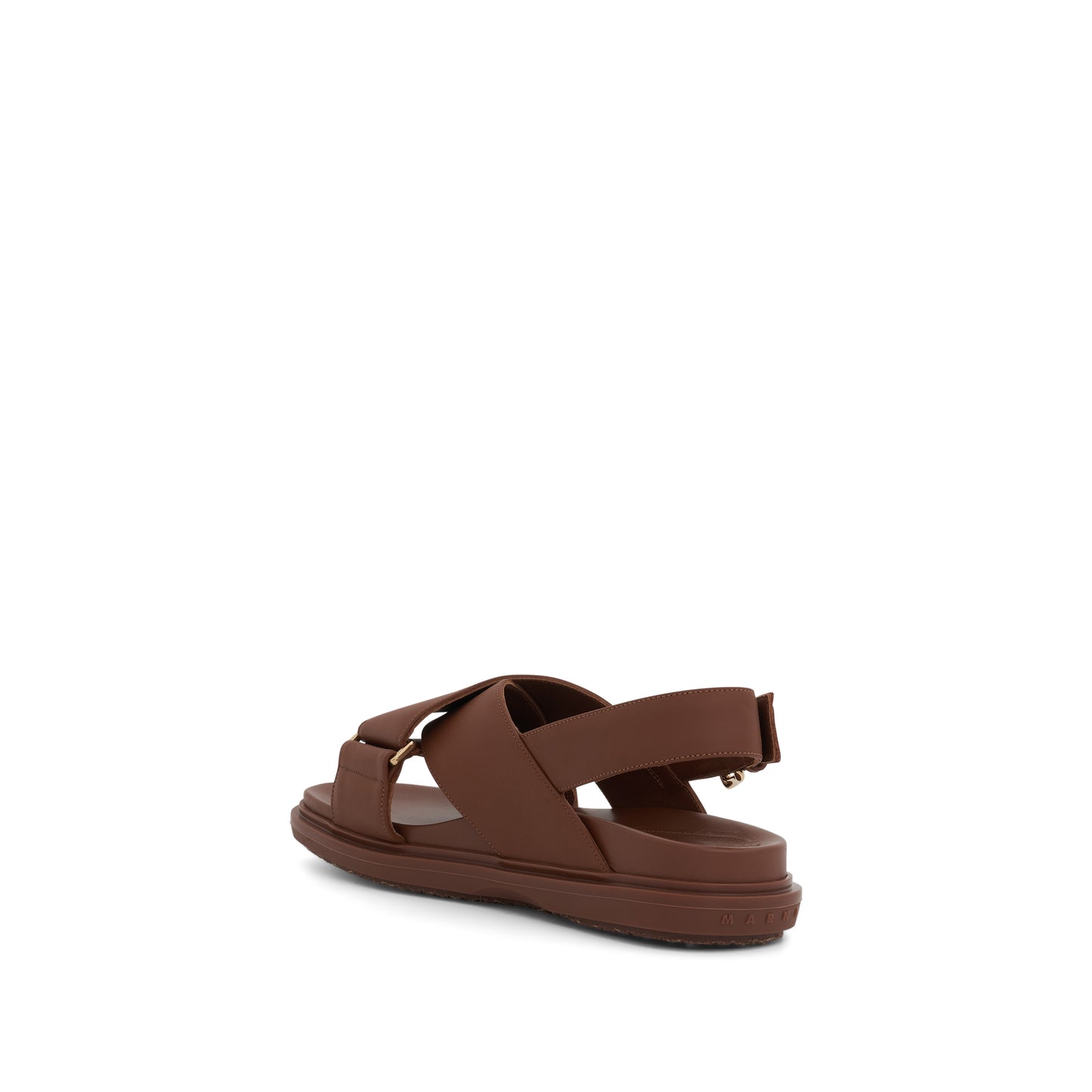 Fussbett Criscross Sandal in Gold Brown