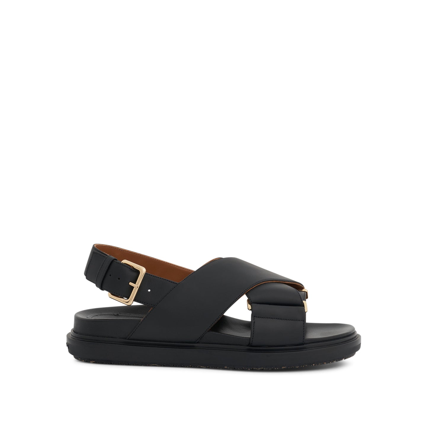 Fussbett Criscross Sandal in Black