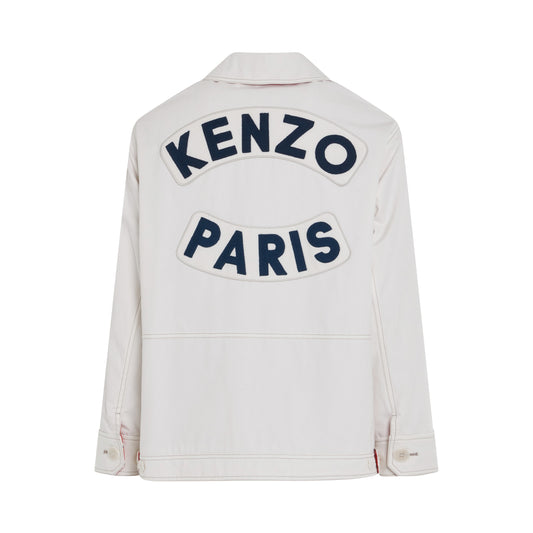 Badges Workwear Jacket in Off White