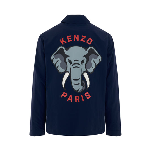 Elephant Coach Jacket in Midnight Blue