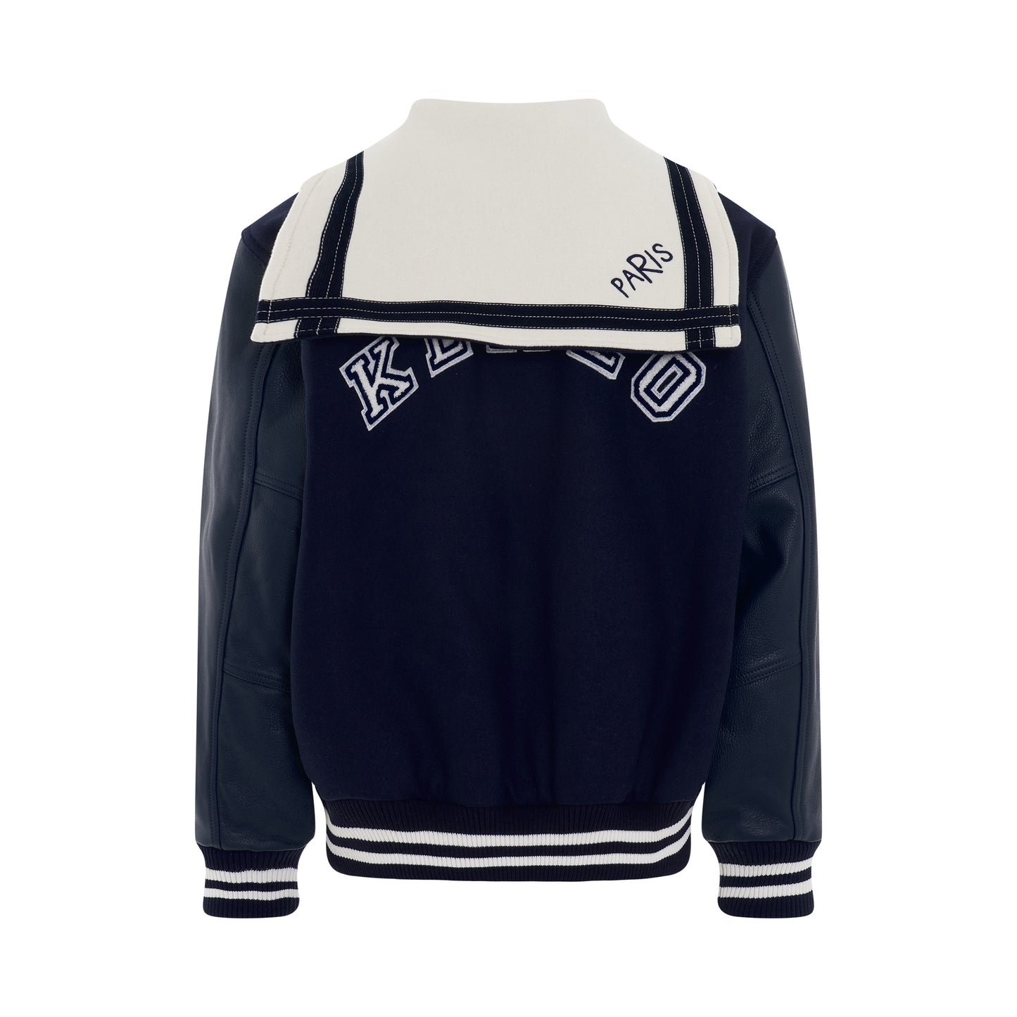 Sailor Varsity Jacket in Midnight Blue