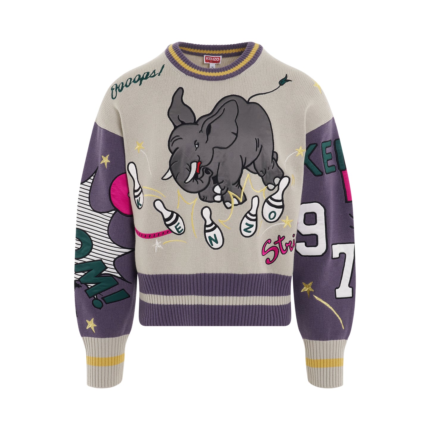 Bowling Elephant Jumper in Wisteria