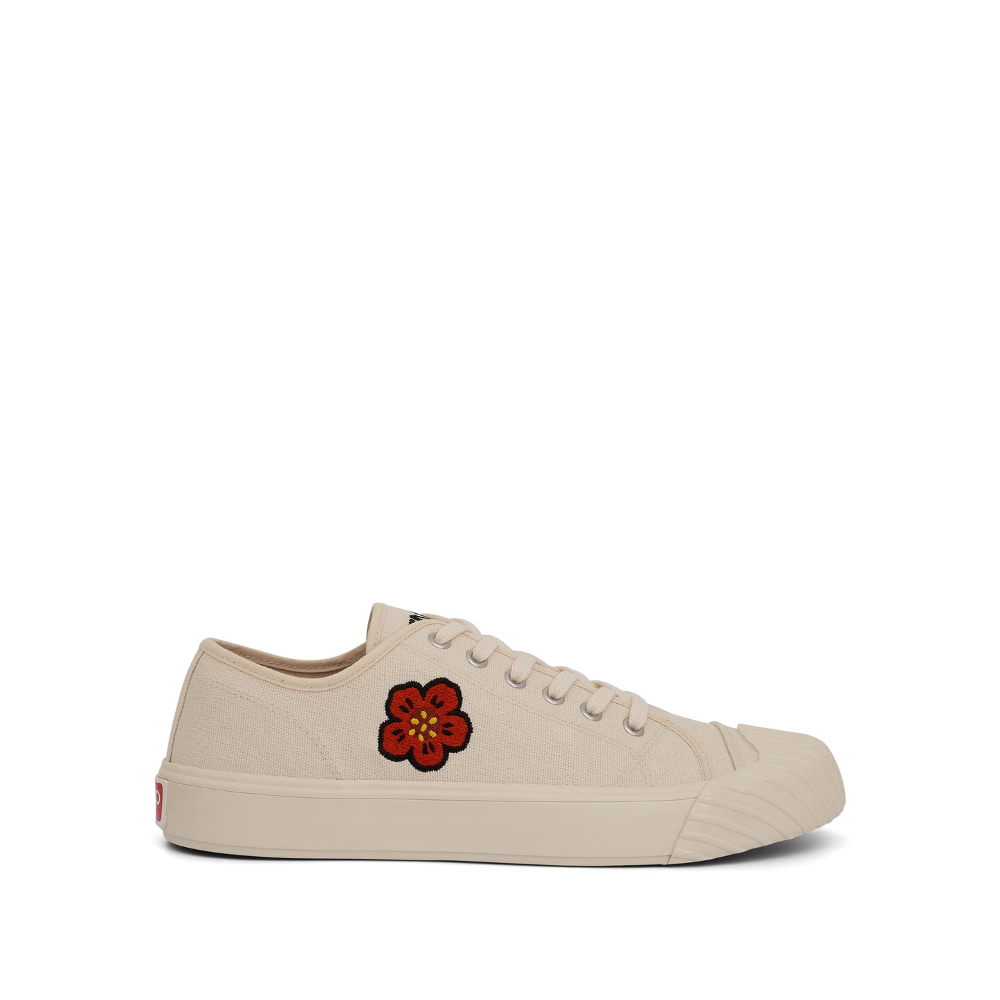 Low Top School Sneaker in Cream