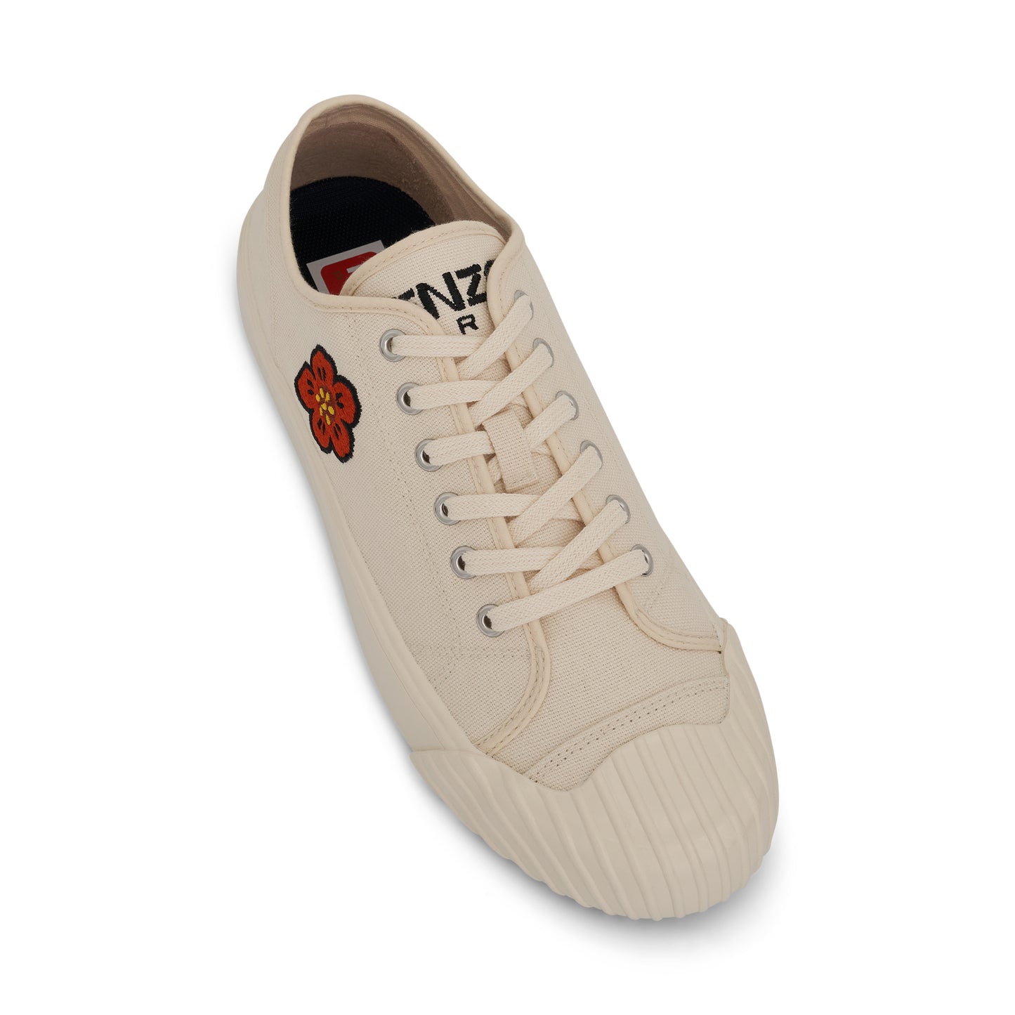 Low Top School Sneaker in Cream