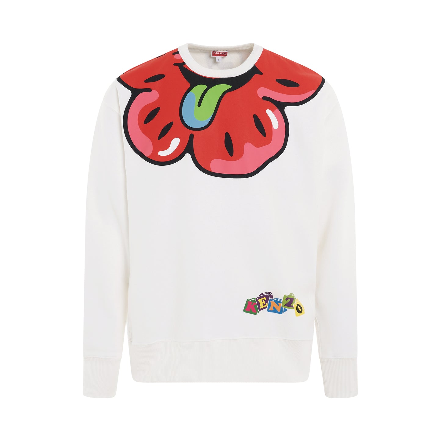 Boke Boy Oversized Sweatshirt in Off White