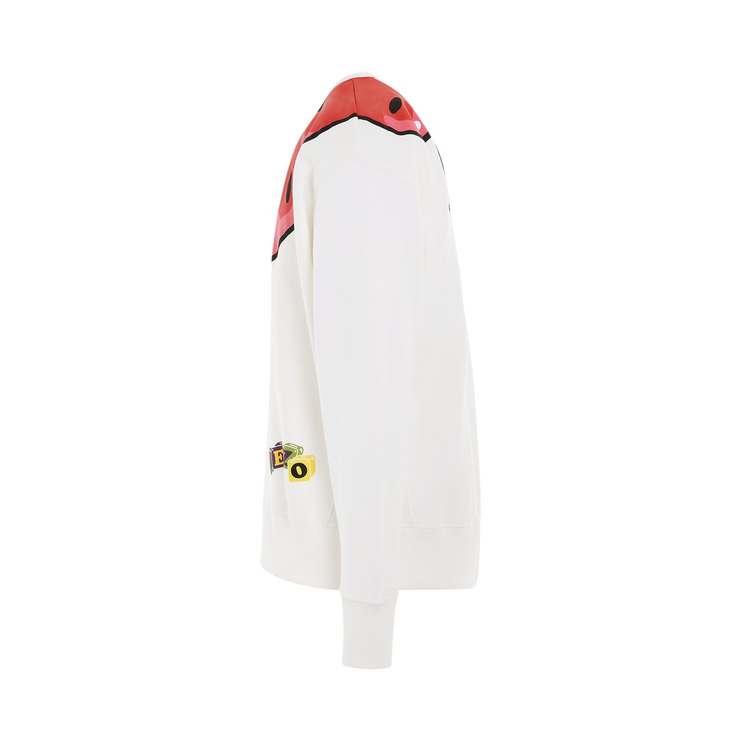 Boke Boy Oversized Sweatshirt in Off White