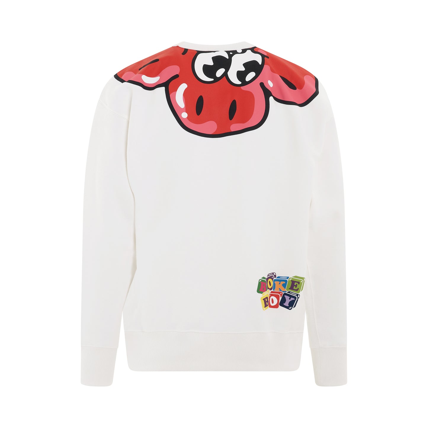 Boke Boy Oversized Sweatshirt in Off White