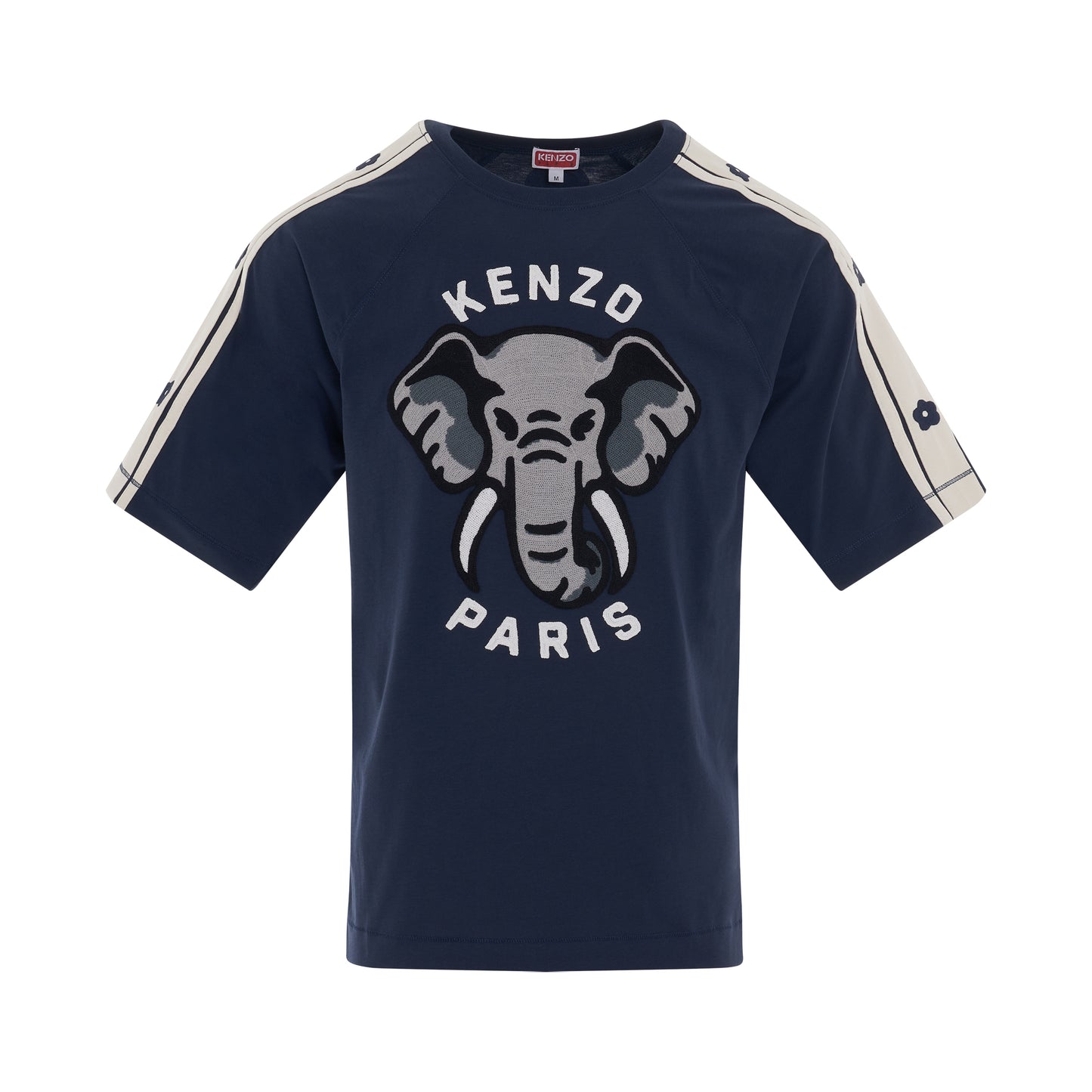 Elephant Fitted T-Shirt in Midnight Blue