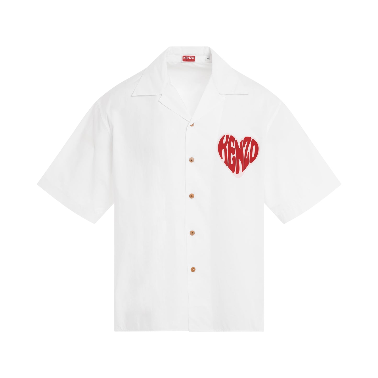 Kenzo Hearts Short Sleeve Shirt