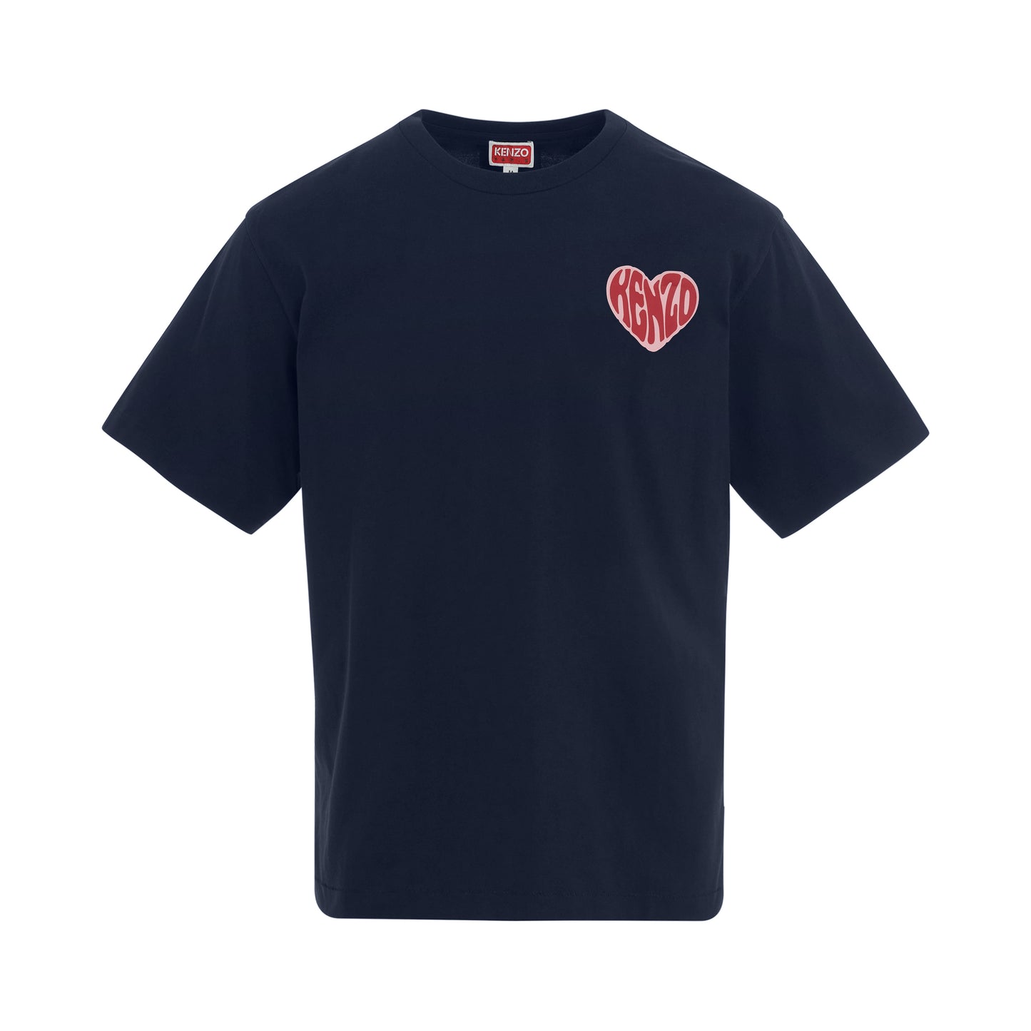 Kenzo Hearts Oversize T-Shirt in Black