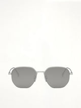 Fendi FE40004U 5517C Metal Sunglasess in Silver/Grey