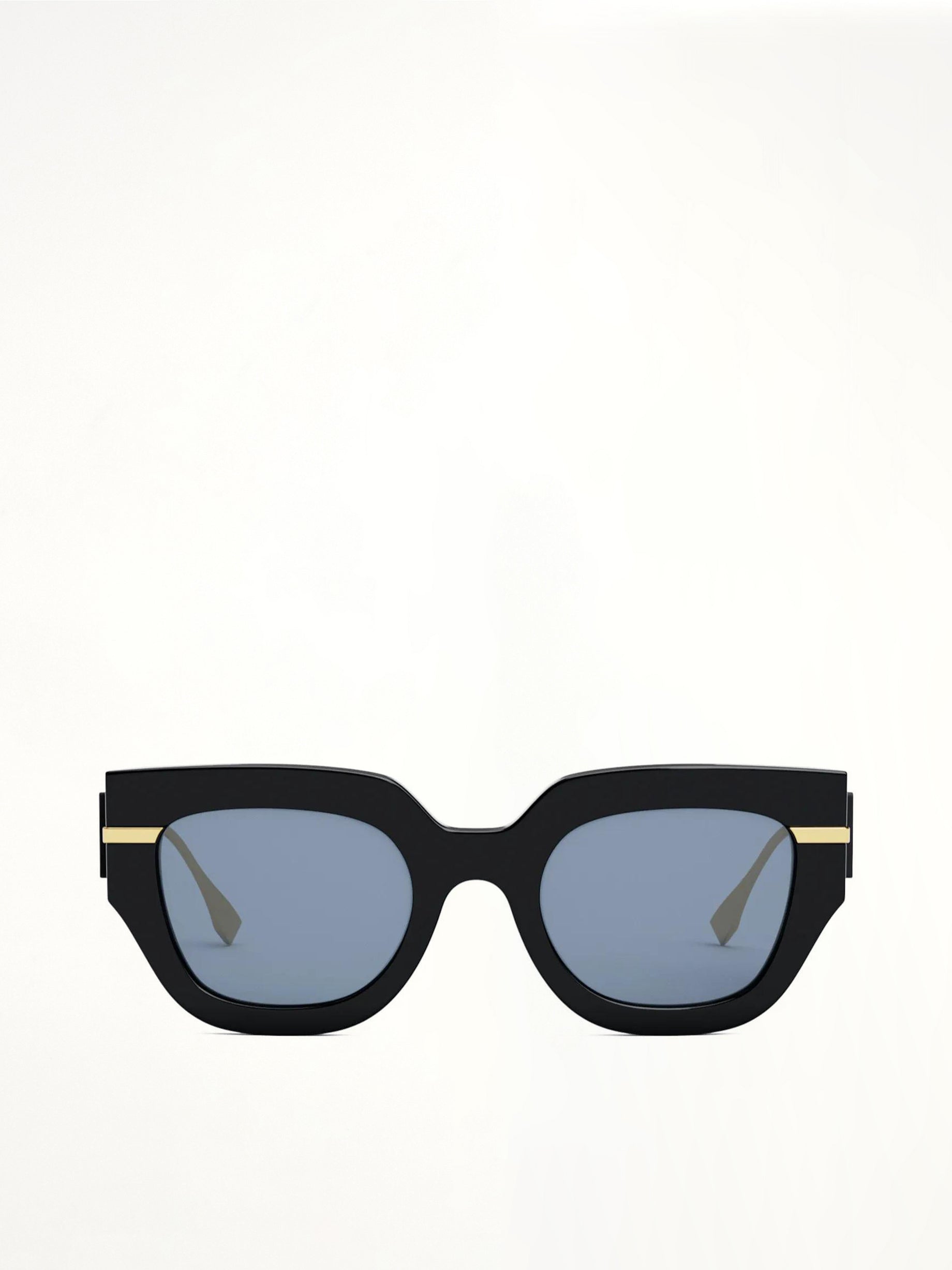 Fendi FE40097I 5101V Acetate Sunglasses in Black