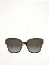 Fendi FE40098F 6553B Cat Eye Sunglasses in Havana