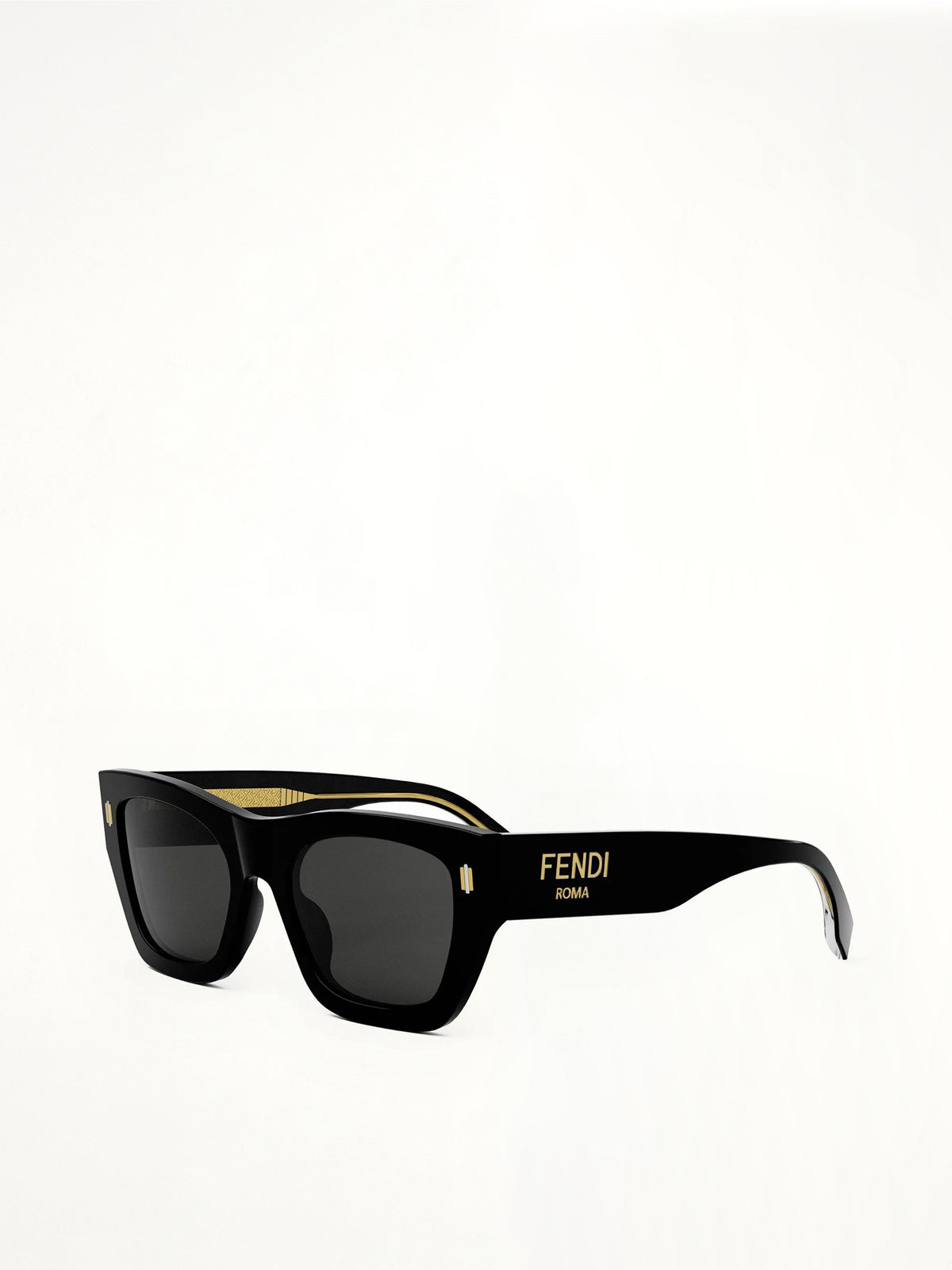 Fendi FE40101F 5301A Acetate Sunglasses in Black