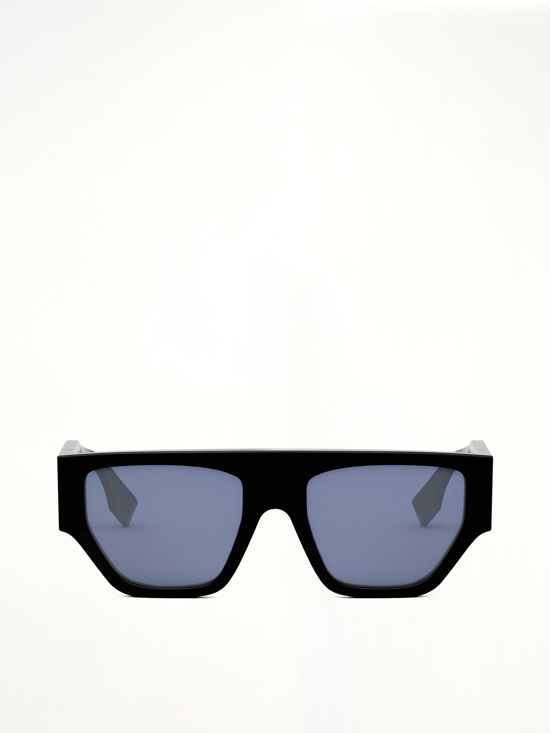 Fendi FE40108U 5401V Injected Sunglasses in Black/Blue