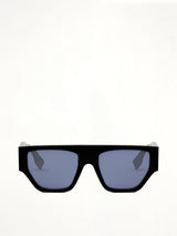 Fendi FE40108U 5401V Injected Sunglasses in Black/Blue