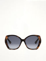 Fendi FE40112F 5853B Butterfly Sunglasses in Havana