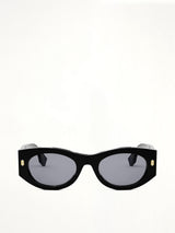 Fendi FE40125F 5301V Acetate Sunglasses in Black/Gold
