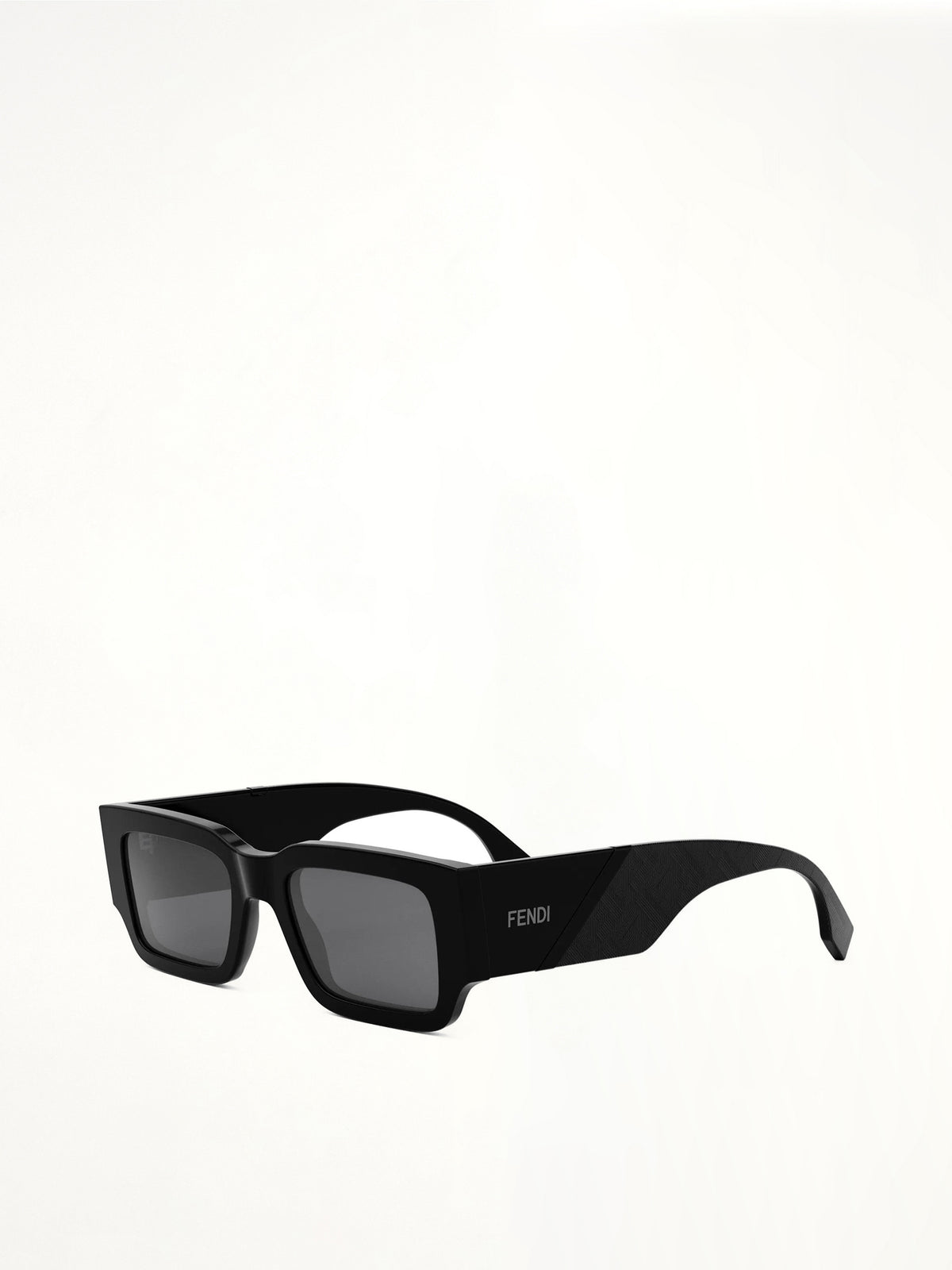 Fendi FE40131I 5101A Acetate Sunglasses in Black/Silver
