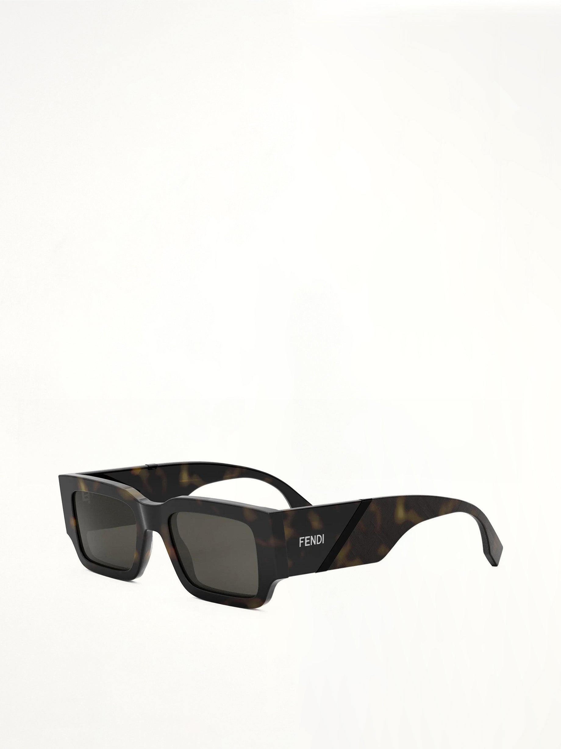 Fendi FE40131I Acetate Sunglasses in Havana Brown