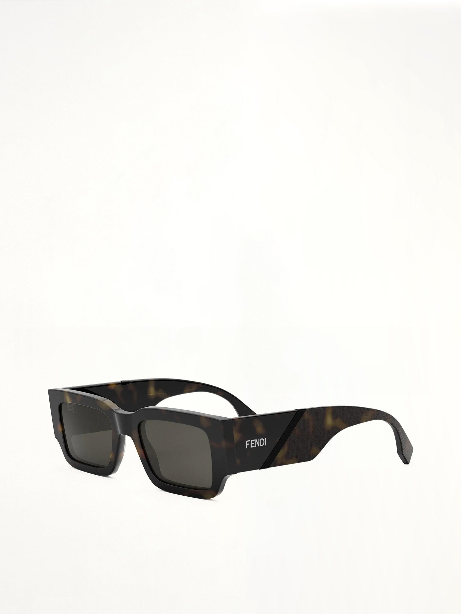 Fendi FE40131I Acetate Sunglasses in Havana Brown