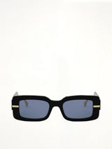 Fendi FE40133I 5101V Acetate Sunglasses in Black/Gold