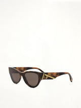 Fendi FE40135I 0053E Acetate Sunglasses in Havana Brown