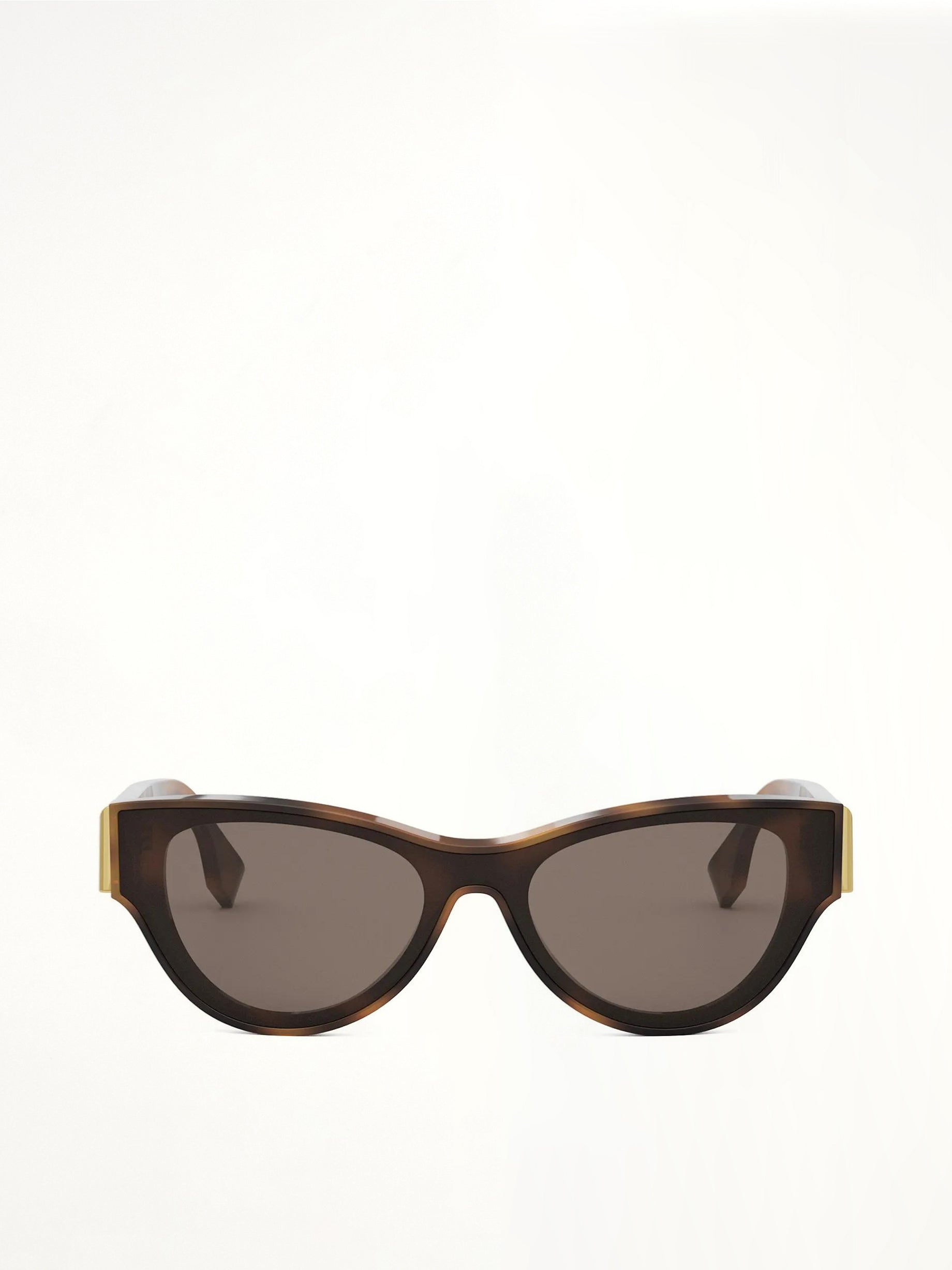Fendi FE40135I 0053E Acetate Sunglasses in Havana Brown