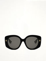 Fendi FE40137F 5301A Acetate Sunglasess in Black/Gold