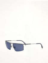 Fendi FE40141U 6012V Metal Sunglasess in Grey/Blue