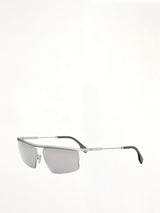 Fendi FE40141U 6017C Metal Sunglasses in Grey/Silver