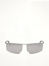 Fendi FE40141U 6017C Metal Sunglasses in Grey/Silver