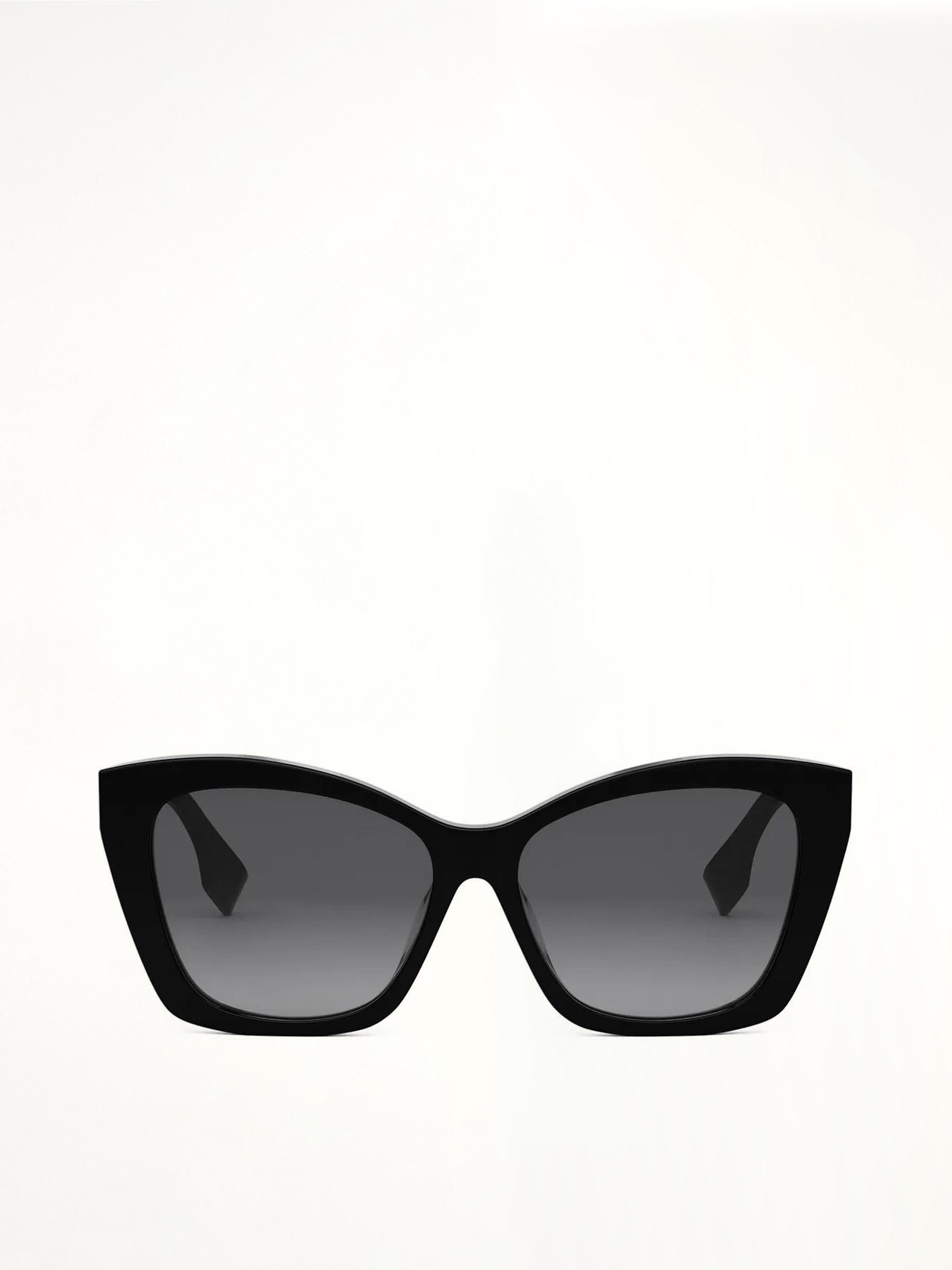 Fendi FE40151F 5701B Acetate Sunglasses in Black