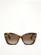 Fendi FE40151F 5753F Acetate Sunglasses in Tortoise/Gold